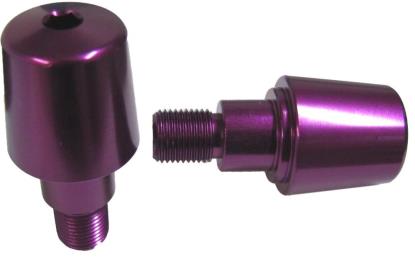 Picture of Bar End Weight Yamaha FZR's Purple (Pair)