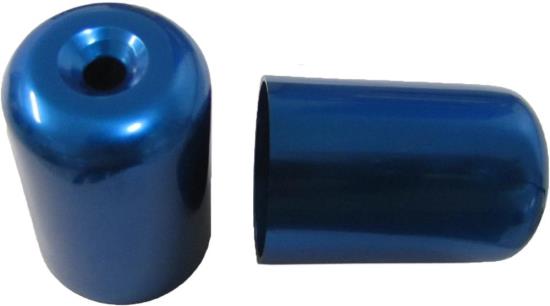 Picture of Bar End Cover Blue GS500E, GSX750F, RF900R, GSXR1100 (Pair)