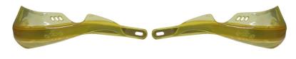 Picture of Hand Guards Wrap Round with Alloy Inserts Yellow (Pair)