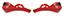 Picture of Hand Guards Wrap Round Vented Red (Pair)