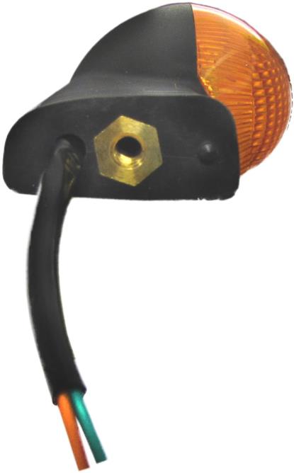 Picture of Indicator Ducati R/R Hand Short Stem (Amber) 32mm
