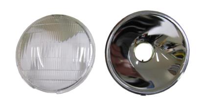 Picture of Headlight Replacement Glass 7' & Reflector for 379860