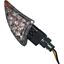 Picture of Complete Indicator LED Wave Tips Carbon Short Stem with Clear Lens E-Ma (Pair)