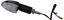 Picture of Complete Indicator LED Arrow Black Short Stem with Clear Lens E-Marked (Pair)