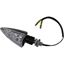 Picture of Complete Indicator LED Large Arrow Black Short Stem with Clear Lens E8 (Pair)