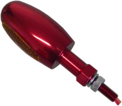 Picture of Indicator Mini Bullet Type Red Aluminium (Amber)