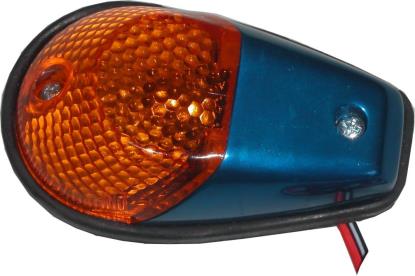 Picture of Indicator Fairing Small Blue with Amber Lens (Pair)