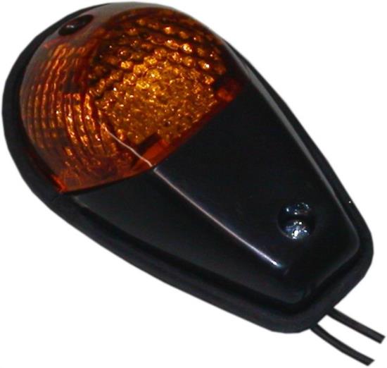 Picture of Complete Indicator Fairing Small Black with Smoked Lens (Pair)