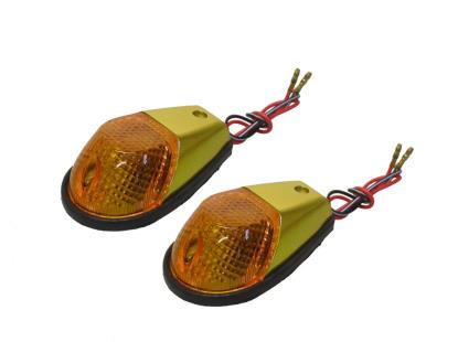 Picture of Complete Indicator Fairing Small Gold with Amber Lens (Pair)