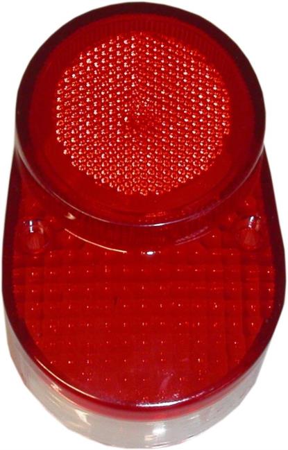 Picture of Rear Tail Stop Light Lens Yamaha FS1E Early, V50, 75, 80, 90, RS100, R