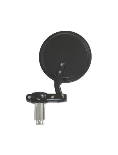 Picture of Mirror Bar End Black Round Left Hand