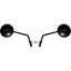Picture of Mirrors 10mm Black Round Left and Right Clamp-on (Pair)
