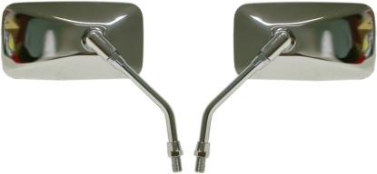 Picture of Mirrors Left & Right Hand for 1994 Yamaha SR 400 (Front Drum & Rear Drum) (3HT6) with 10mm thread