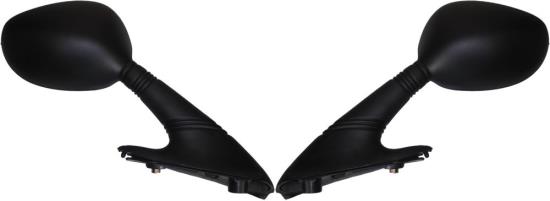 Picture of Mirrors Fairing Black Rectangle 8mm Bolt Piaggio X9 125/180 (Pair)