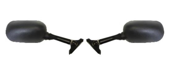 Picture of Mirrors Fairing Black Rectangle GSXR600-1000 00-03 40mm Ctr (Pair)