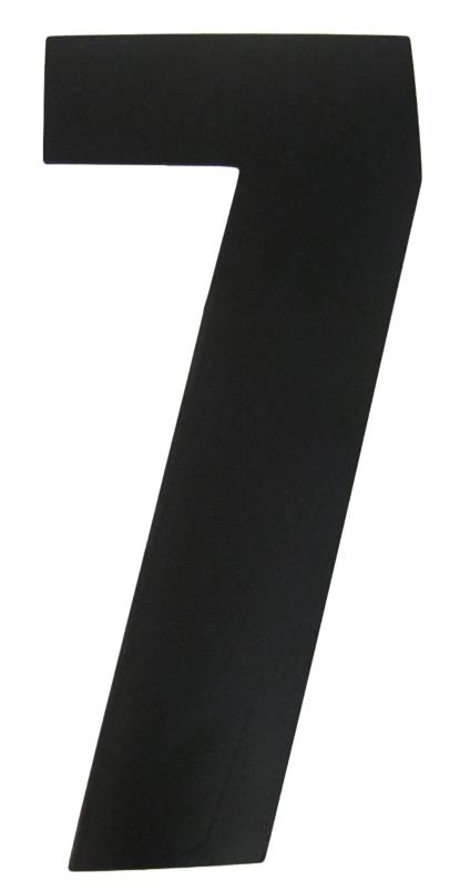 Picture of Competition Numbers Black 7" '7' Matt (Per 10)