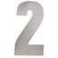 Picture of Competition Numbers White 7" '2' Matt (Per 10)