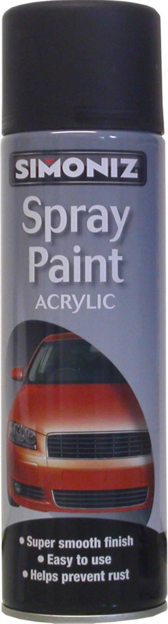 Picture of Simoniz Black Satin Acrylic Paint SIMP16D