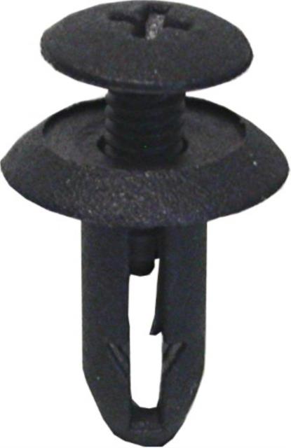 Picture of Fairing Clips 6mm x 15mm Black Plastic with taper wells (Per 100)