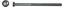 Picture of Screws Pan Head 4mm x 115mm(Pitch 0.70mm) (Per 20)