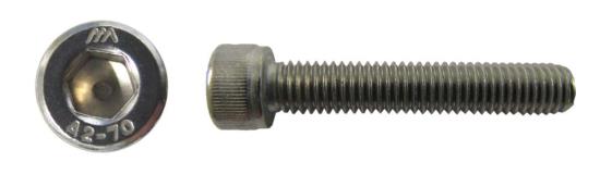 Picture of Screws Allen Stainless Steel 8mm x 25mm(Pitch 1.25mm) (Per 20)