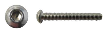 Picture of Screws Button Allen Stainless Steel 6mm x 20mm(Pitch 1.00mm) (Per 20)