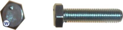 Picture of Bolts Hexagon 8mm x 25mm (12mm Spanner Size)(Pitch 1.25mm) (Per 20)
