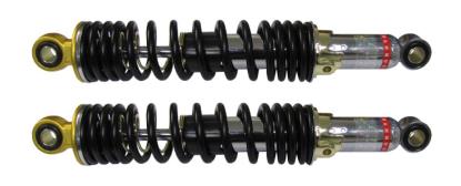 Picture of *Shocks 310mm Pin+Pin up to 175cc, Black Spring, Gold Top (Pair)