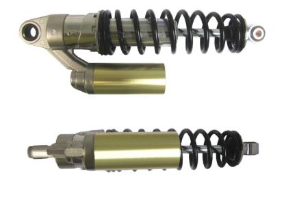 Picture of Shocks 325mm Pin+Pin Chrome body black spring & piggy back (Pair)