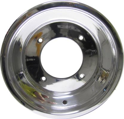 Picture of ATV Wheel Rolled Edge 10x5,3+2 3.77+1.23,4/156,10.5 Polished