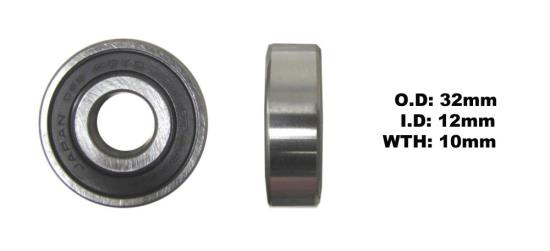 Picture of Wheel Bearing Front L/H for 1975 Kawasaki KX 250 A1