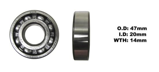 Picture of Crank Bearing R/H for 1980 Yamaha DT 50 M