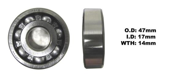 Picture of Crank Bearing R/H for 1992 Honda TRX 350 N