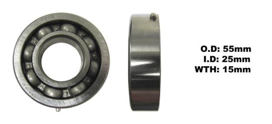 Picture of Bearing Koyo/JTEKT TZR250 3 (ID 25mm x OD 55mm x W 15mm)