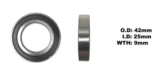 Picture of Wheel Bearing Rear R/H for 2010 Suzuki RM-Z 450 L0 (4T)