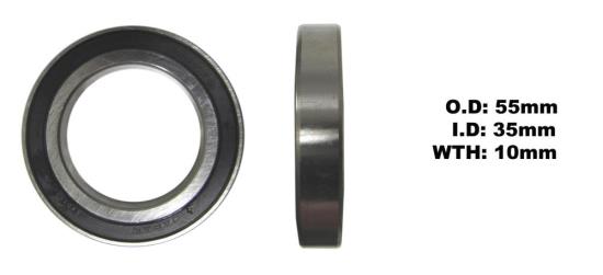 Picture of Bearing Koyo/JTEKT 6907 DDU 2RS (ID 35mm x OD 55mm x W 10mm)