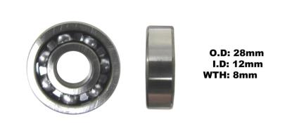 Picture of Bearing 6001(I.D 12mm x O.D 28mm x W 8mm)