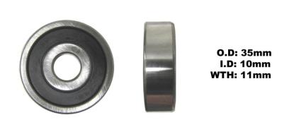 Picture of Bearing 6300DDU (ID 10mm x OD 35mm x W 11mm)