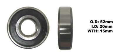 Picture of Bearing 6304DDU (ID 20mm x OD 52mm x W 15mm)