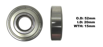 Picture of Bearing 6304Z (ID 20mm x OD 52mm x W 15mm)