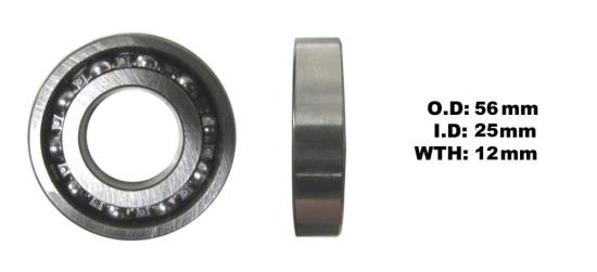 Picture of Bearing NTN Bearings C3 SC05A97CS35PX1 (ID 25mm x OD 56mm x W 12mm)