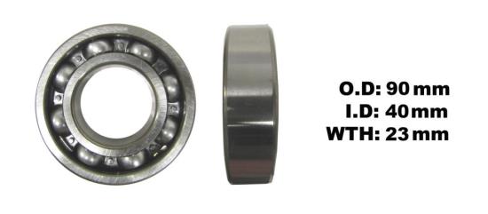 Picture of Bearing NTN Bearings C3 6308 Open (ID 40mm x OD 90mm x W 23mm)