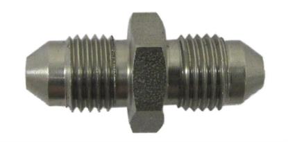 Picture of Adaptor S/Steel 3/8' UNF Convex with 3/8' UNF Convex Fits Hose