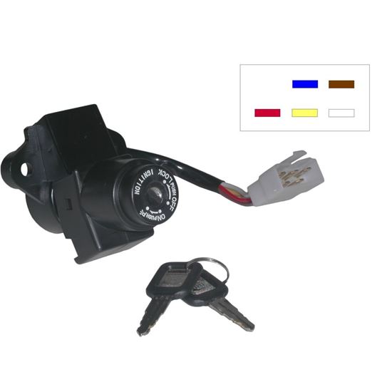 Picture of Ignition Switch for 1988 Kawasaki GTR 1000 (ZG1000A3A)