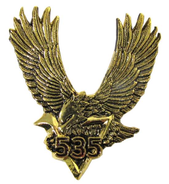 Picture of Emblem in Chrome V535 Eagle 55mm x 71mm