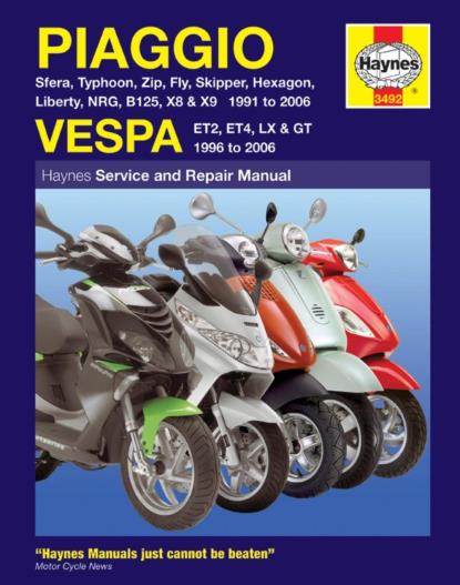 Picture of Manual Haynes for 2010 Vespa LX 50 (4T)