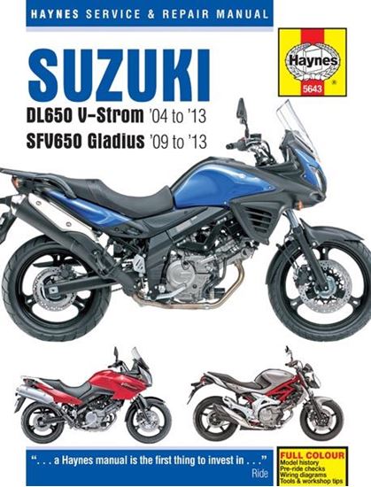 Picture of Haynes Workshop Manual Suzuki DL650 V-Strom, SFV650