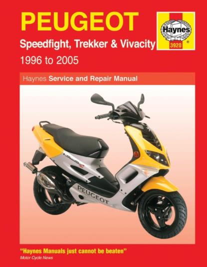 Picture of Haynes Workshop Manual Peugeot Speedfight, Trekker & Vivacity 96-08