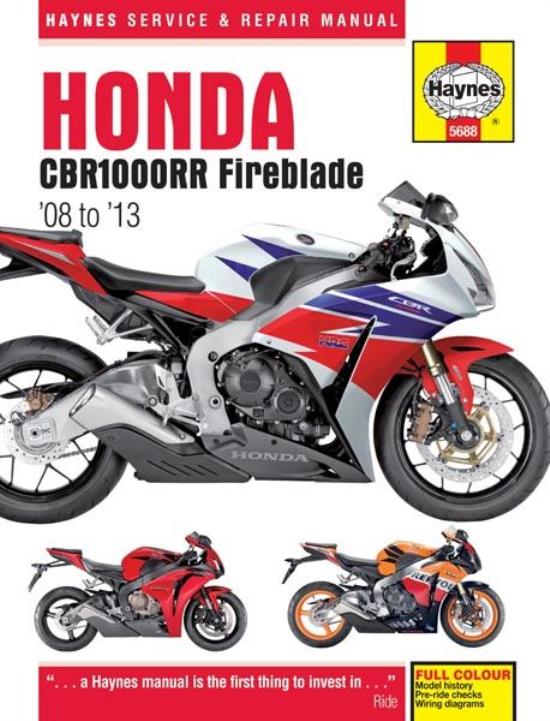 Picture of Haynes Workshop Manual Honda CBR1000RR Fireblade 08-13