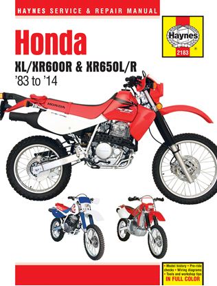 Picture of Haynes Workshop Manual Honda XL600R 83-87, XR600R 85-00, XR650L/R 93-08